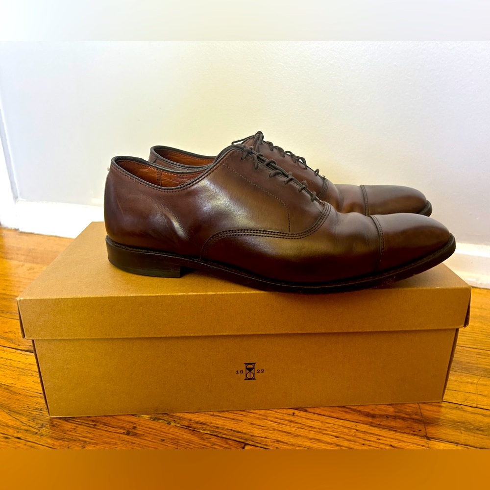 Allen Edmonds Park Avenue Oxford Shoes (Brown) (Size 10 E)